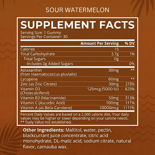 Coralia Skin Tanning Gummies